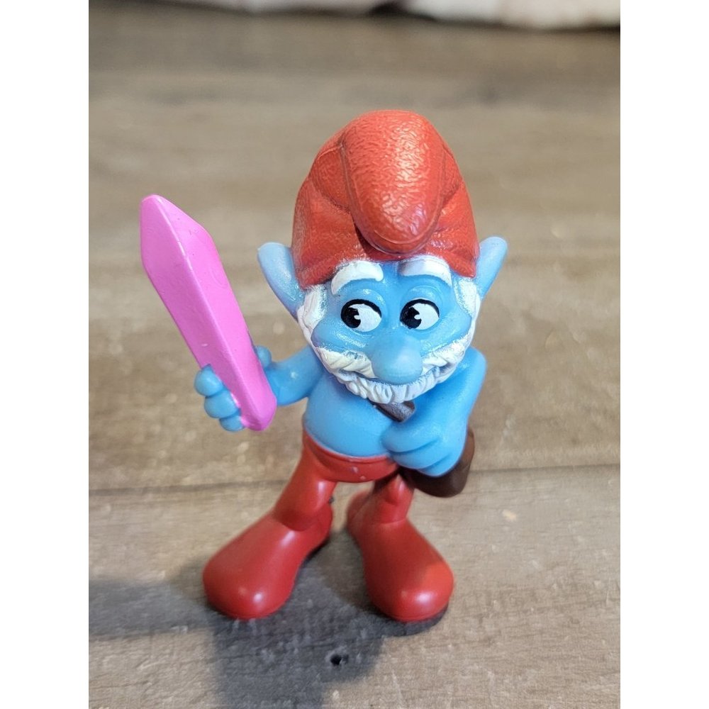 Smurfs McDonald's Papa‎ Smurf 2013 peyo toy figure